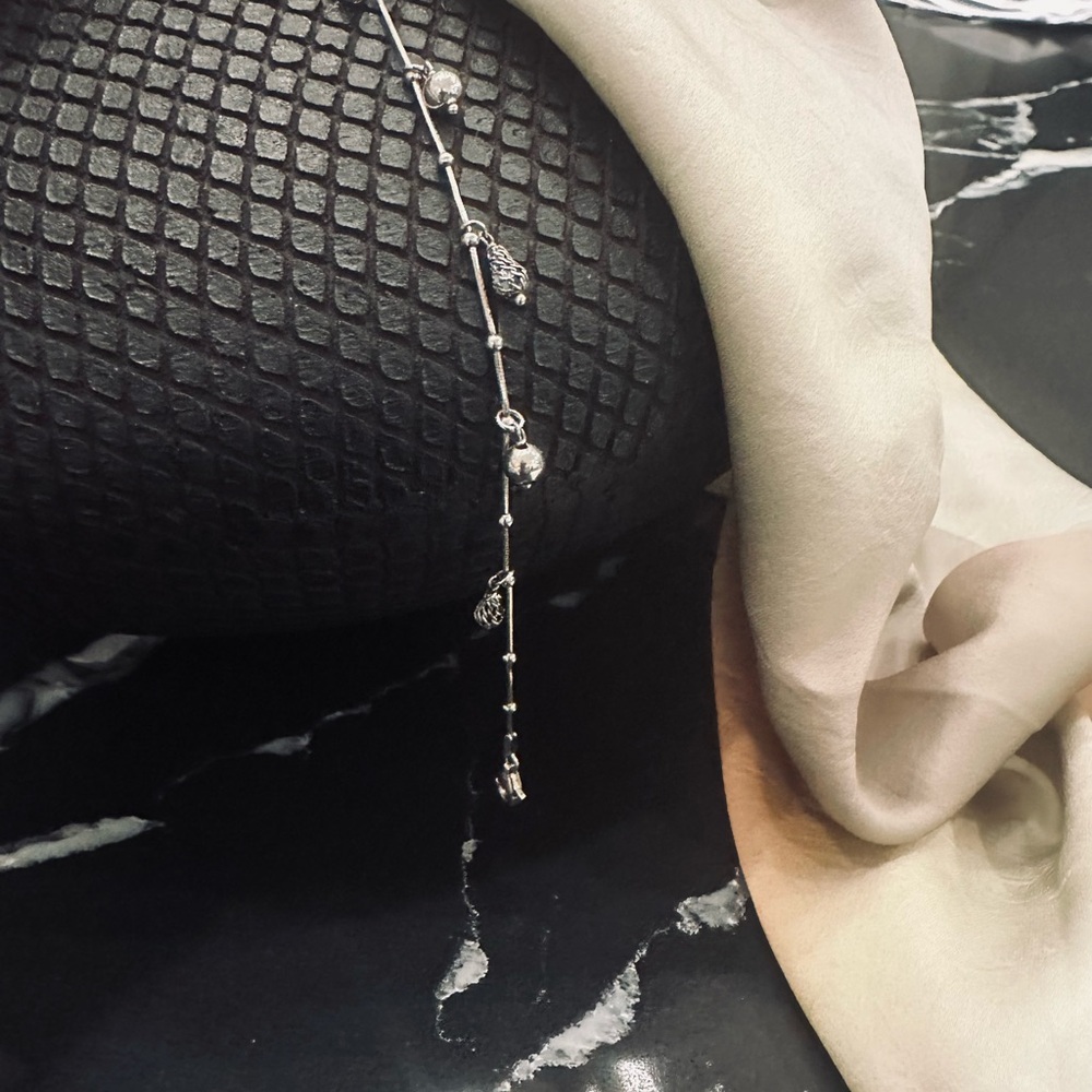 Elegant Silver Charm Bracelet